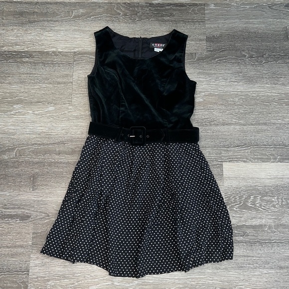 Guess Women's Gennifer Velvet Dress - Sleeveless With Lace-Up Bodice & Adjustable Straps - View #6
